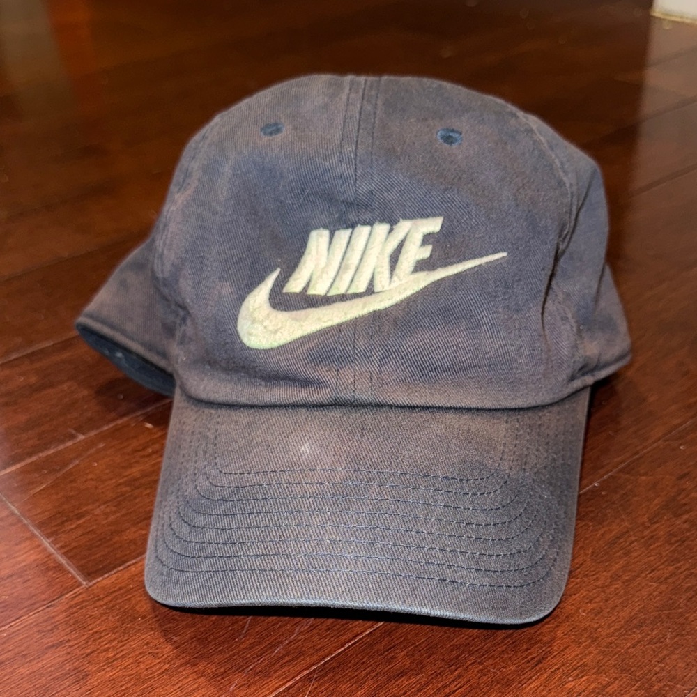 Nike Dark Gray Cap with White Logo